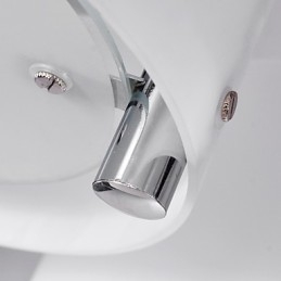 Lampadario a filo moderno contemporaneo in metallo cromato
