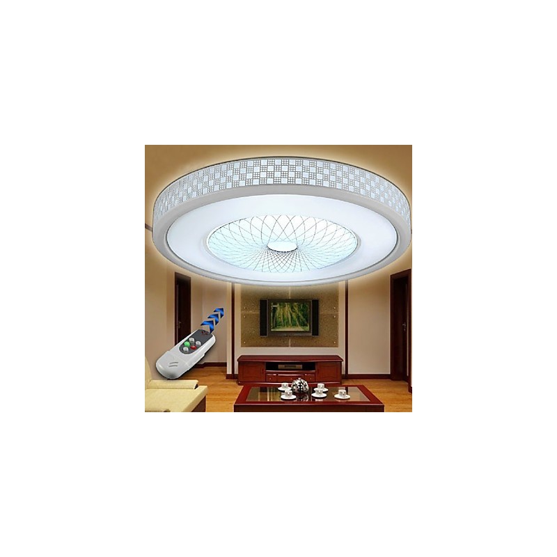Plafoniera a filo LED moderna contemporanea in metallo elettroplaccato 42 cm
