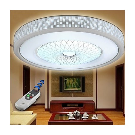 Plafoniera a filo LED moderna contemporanea in metallo elettroplaccato 42 cm