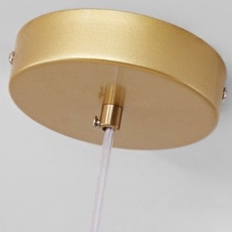 Lampada a sospensione Magic Beans in vetro, 11 luci, 100 x 24 cm