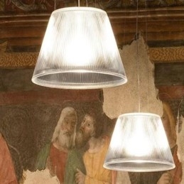Lampada a sospensione in vetro moderna semplice 1 luce E26/E27