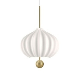 Lampada a sospensione in vetro bianco a sfera, 3 luci E26/E27, cavo regolabile 100 cm