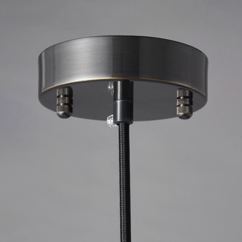 Lampada a sospensione in vetro a sfera con dettagli in ottone, E12/E14, 29×29 cm