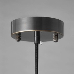 Lampada a sospensione in vetro trasparente moderna, 1 luce, attacco E26/E27, 16 x 20 cm