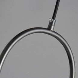 Lampada a sospensione moderna globo in vetro con goccia d’acqua 23×40 cm E12/E14 ottone