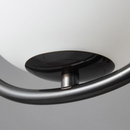 Lampada a sospensione moderna globo in vetro con goccia d’acqua 23×40 cm E12/E14 ottone