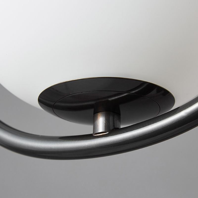 Lampada a sospensione moderna globo in vetro con goccia d’acqua 23×40 cm E12/E14 ottone
