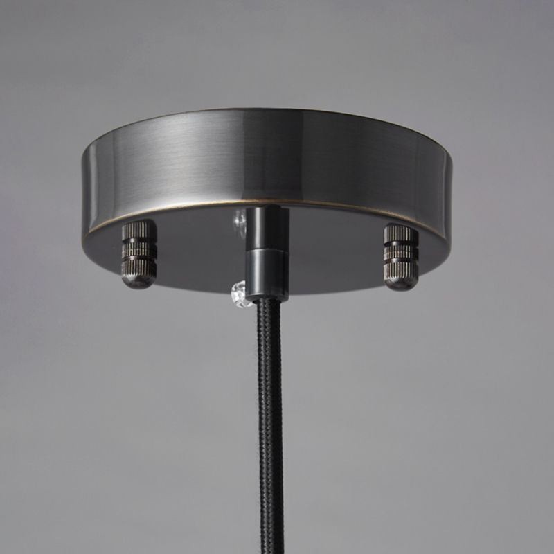 Lampada a sospensione moderna globo in vetro con goccia d’acqua 23×40 cm E12/E14 ottone