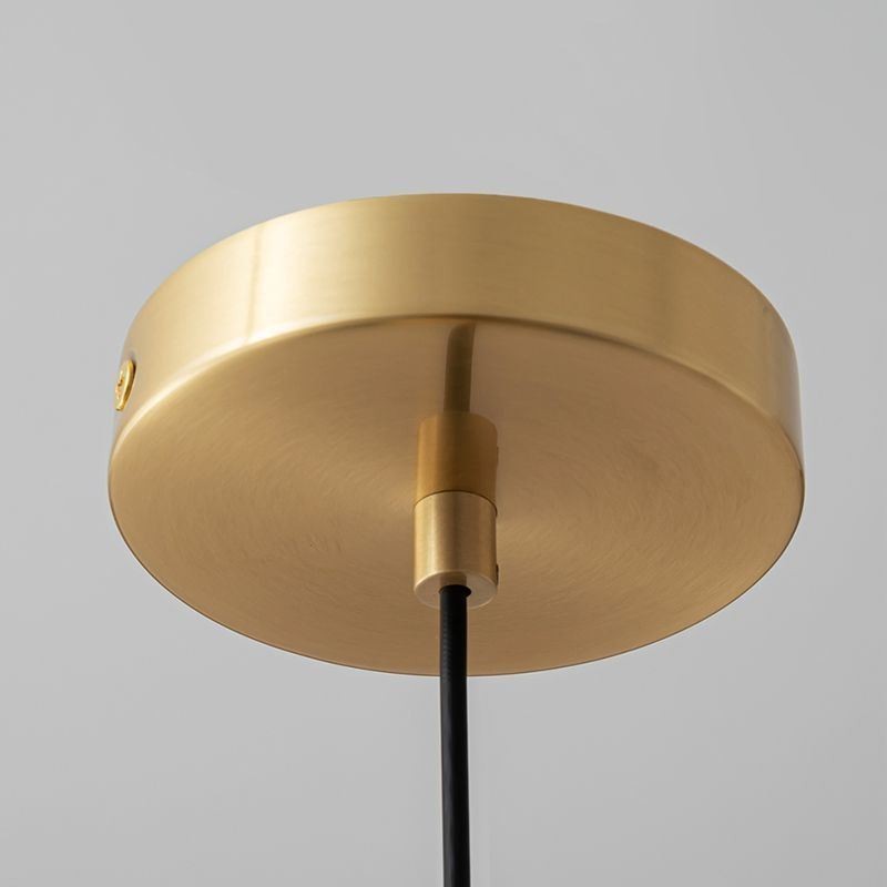 Lampada a sospensione singola in ottone spazzolato E26/E27 33 x 20 cm