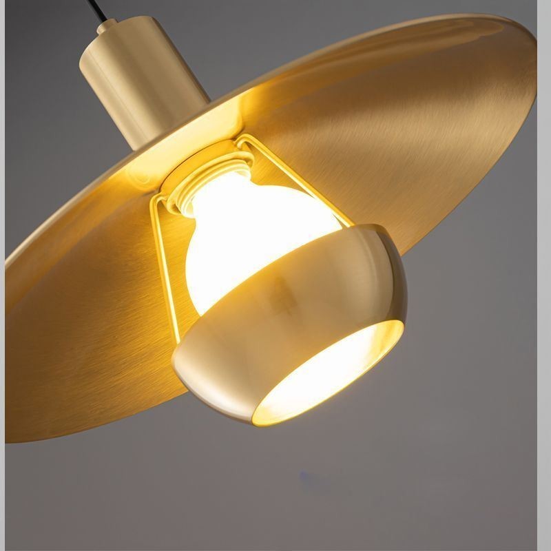 Lampada a sospensione singola in ottone spazzolato E26/E27 33 x 20 cm