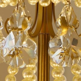 Lampada a sospensione in vetro a forma di foglia, 6/9 luci, E12/E14, 50x50 cm o 60x52 cm