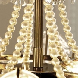 Lampada a sospensione in vetro a forma di foglia, 6/9 luci, E12/E14, 50x50 cm o 60x52 cm