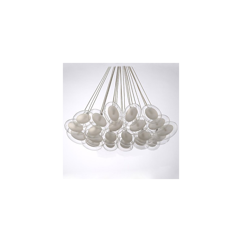 Lampadario moderno contemporaneo 22 luci G4 cromo
