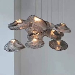 Lampadario a sospensione nordico creativo in vetro