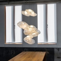 Lampadario a sospensione nordico creativo in vetro