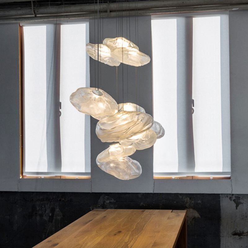 Lampadario a sospensione nordico creativo in vetro