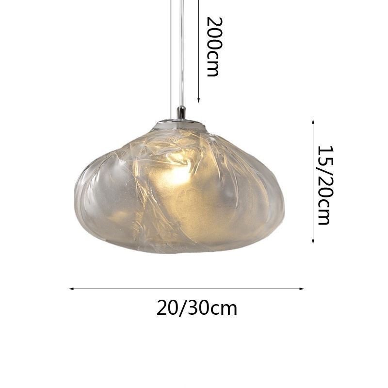 Lampadario a sospensione nordico creativo in vetro