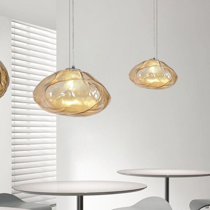 Lampadario a sospensione nordico creativo in vetro