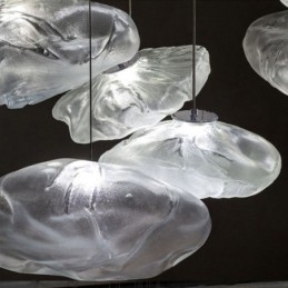 Lampadario a sospensione nordico creativo in vetro