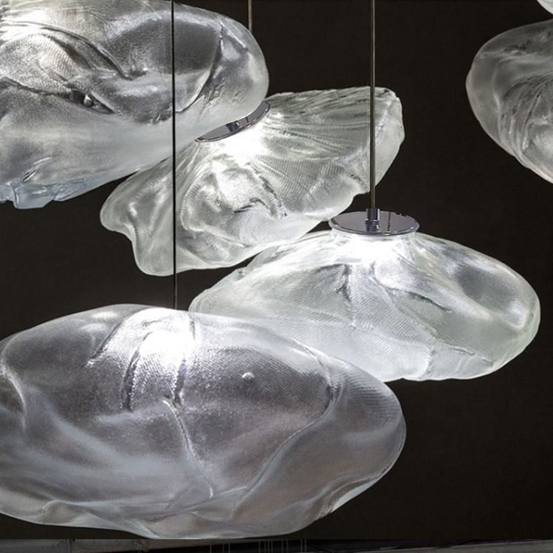 Lampadario a sospensione nordico creativo in vetro