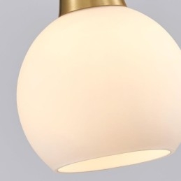 Lampada a sospensione moderna semplice in rame Antler