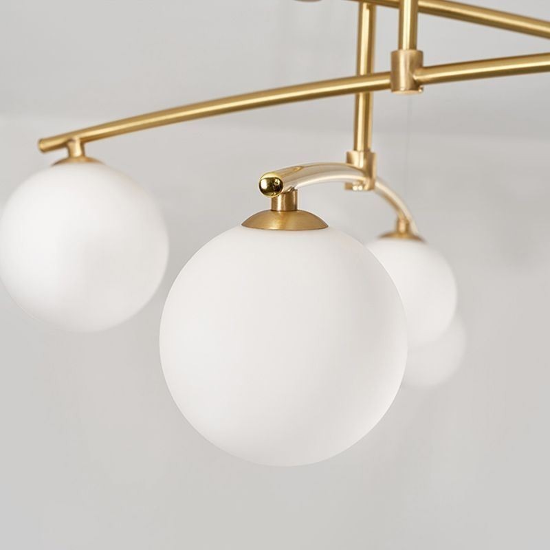 Lampadario a sospensione in vetro Magic Bean