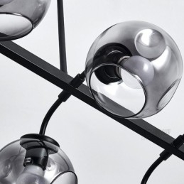 Lampada a sospensione Magic Bean in vetro con globo di illuminazione
