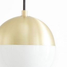 Lampada a sospensione moderna in vetro a sfera, 1 o 3 luci, E26/E27