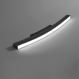 Faretto da incasso magnetico circolare da binario 150 cm 120W 9 luci