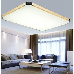 Lampada a soffitto moderna rettangolare in alluminio con montaggio a filo, per iPhone 5, luce regolabile