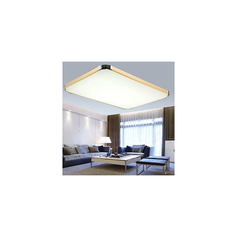 Lampada a soffitto moderna rettangolare in alluminio con montaggio a filo, per iPhone 5, luce regolabile