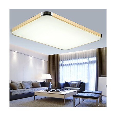 Lampada a soffitto moderna rettangolare in alluminio con montaggio a filo, per iPhone 5, luce regolabile