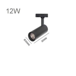 Sistema di illuminazione a binario magnetico circolare da incasso 120 cm