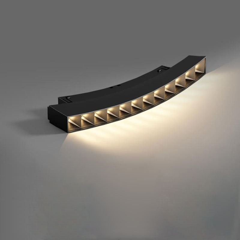 Faretto da binario magnetico da incasso circolare 120 cm