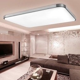 Lampada a soffitto moderna rettangolare in alluminio con montaggio a filo, per iPhone 5, luce regolabile