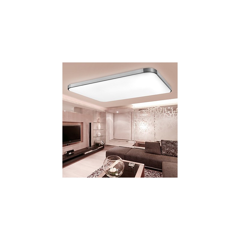 Lampada a soffitto moderna rettangolare in alluminio con montaggio a filo, per iPhone 5, luce regolabile