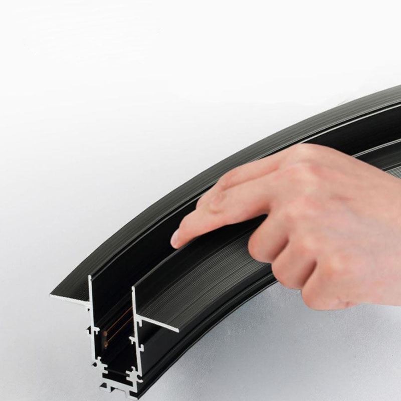 Faretto da binario magnetico da incasso circolare 120 cm