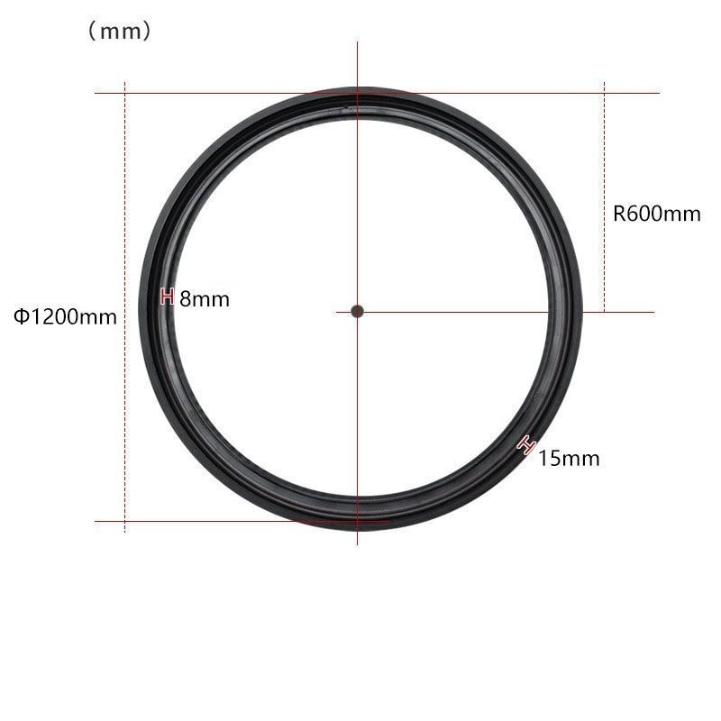 Faretto da binario magnetico da incasso circolare 120 cm