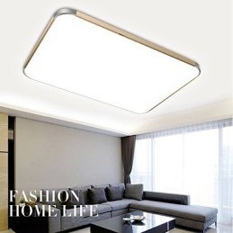 Lampada a soffitto moderna rettangolare in alluminio con montaggio a filo, per iPhone 5, luce regolabile