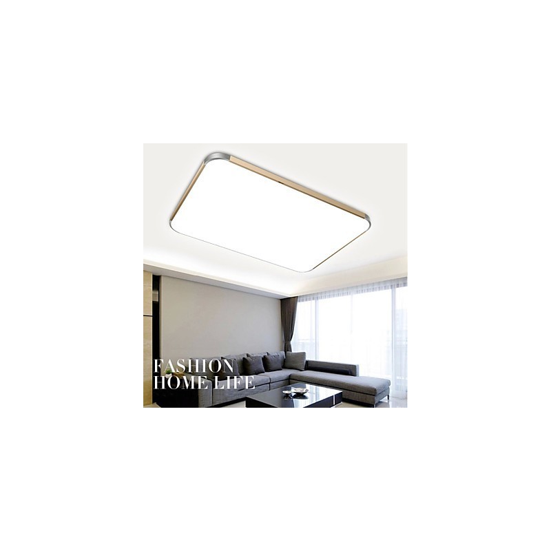 Lampada a soffitto moderna rettangolare in alluminio con montaggio a filo, per iPhone 5, luce regolabile