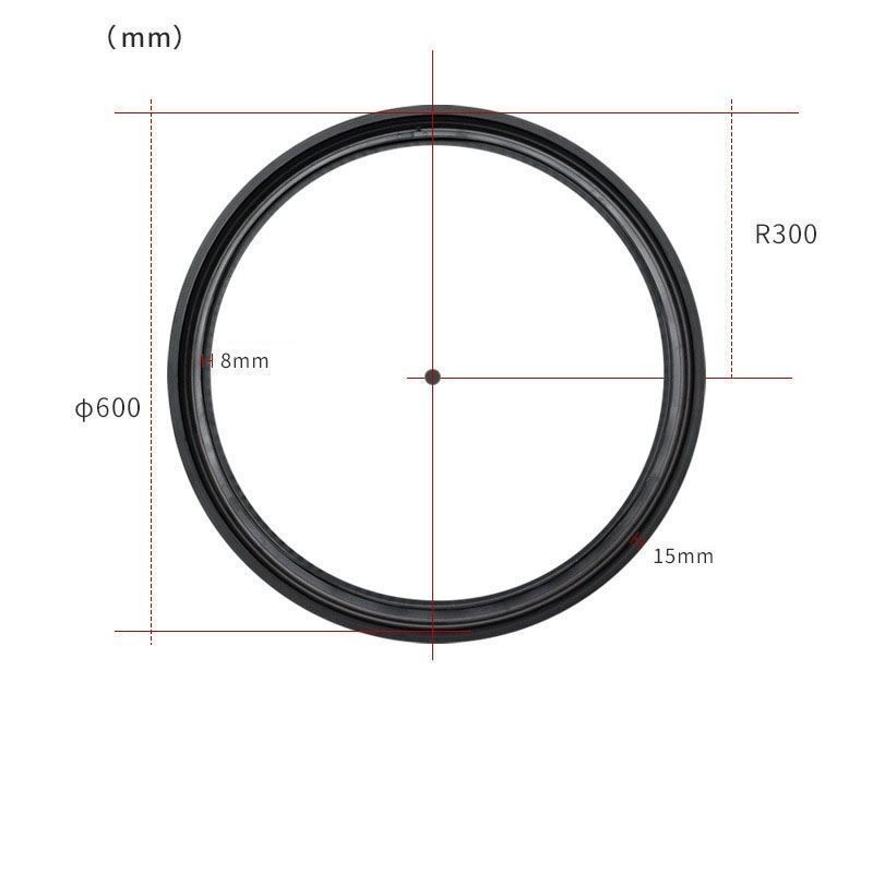 Faretto da incasso magnetico circolare per binario, luce decorativa 60 cm
