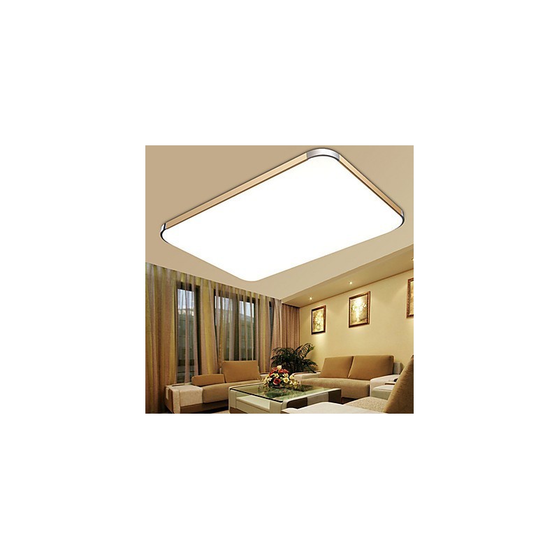 Lampada a soffitto moderna rettangolare in alluminio con montaggio a filo, per iPhone 5, luce regolabile