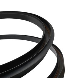 Binario da incasso magnetico rotondo in alluminio IP45 48V
