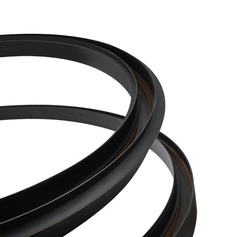 Binario da incasso magnetico rotondo in alluminio IP45 48V