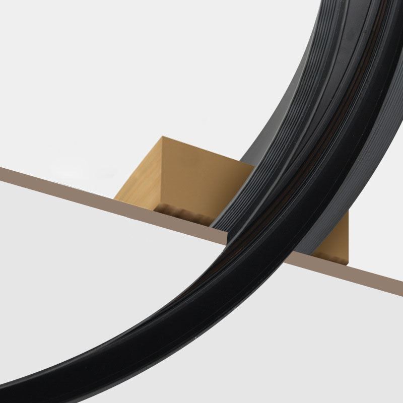 Binario da incasso magnetico rotondo in alluminio IP45 48V