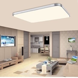 Lampada a soffitto moderna rettangolare in alluminio con montaggio a filo, per iPhone 5, luce regolabile
