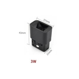 Faretto LED magnetico da incasso per binario 48V in alluminio