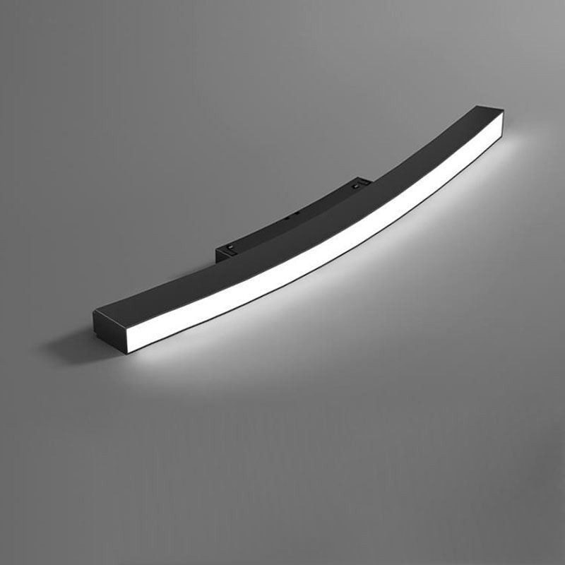 Faretto lineare magnetico da incasso per binario LED 48V in alluminio