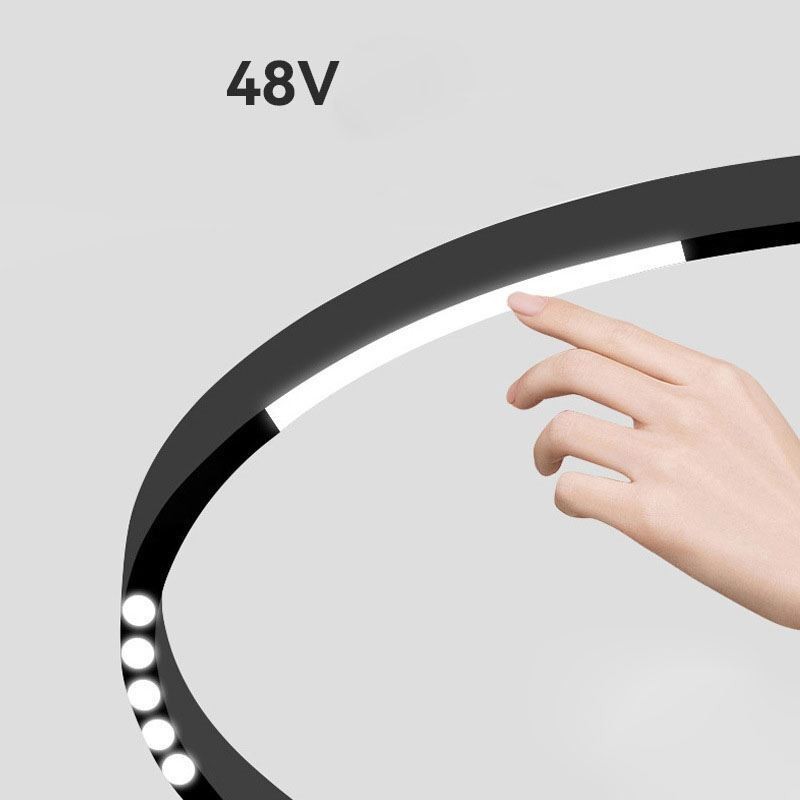 Faretto lineare magnetico da incasso per binario LED 48V in alluminio