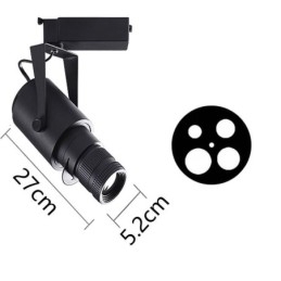 Faretto da soffitto LED regolabile 4 livelli, 20W/30W, bianco caldo/naturale/freddo